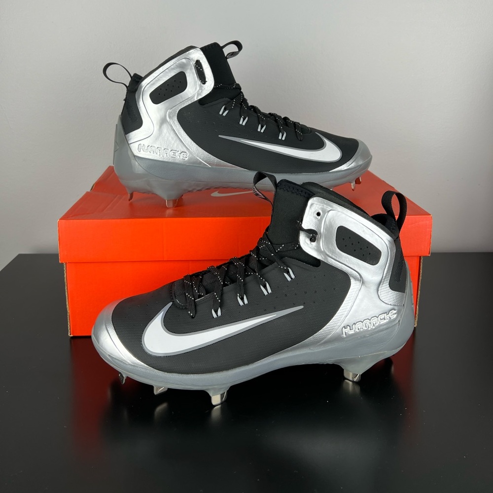 Nike 923428-010 Alpha Huarache Elite Baseball Cleats Mens Size 8